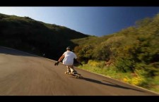 Kyle Chin longboards a beautiful hill in Outerspace