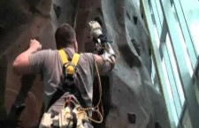 Rock climbing with a EMG-controlled prosthesis