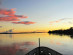 A calm evening on the boat
