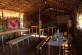 The Madagascar camp dining room also doubled up as the lecture theatre for the university and school students