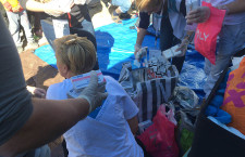 Lifejackets on the Beach