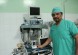 Dr Manolo Ramirez at Pedro de Betancourt National Hospital, with his Lifebox pulse oximeter