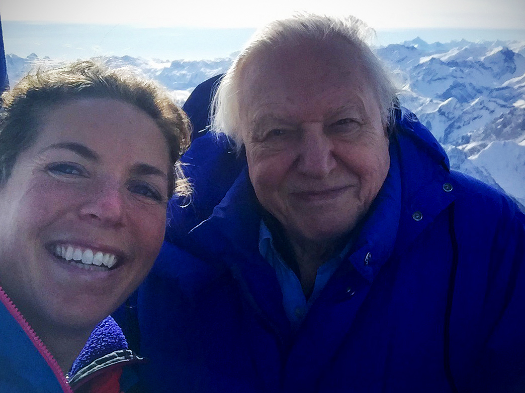 Lucy Obolensky and Sir David Attenborough
