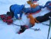 Crevasse difficulties