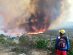 Here you can see the rim of flames approaching us. The fire was too wide and moving too fast to outflank or outrun it