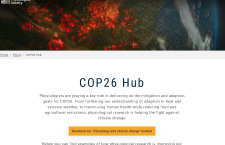 The Physiological Society – Virtual COP26 Hub