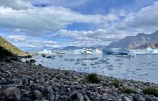 Iceberg bay on the Huemul circuit, Argentina.